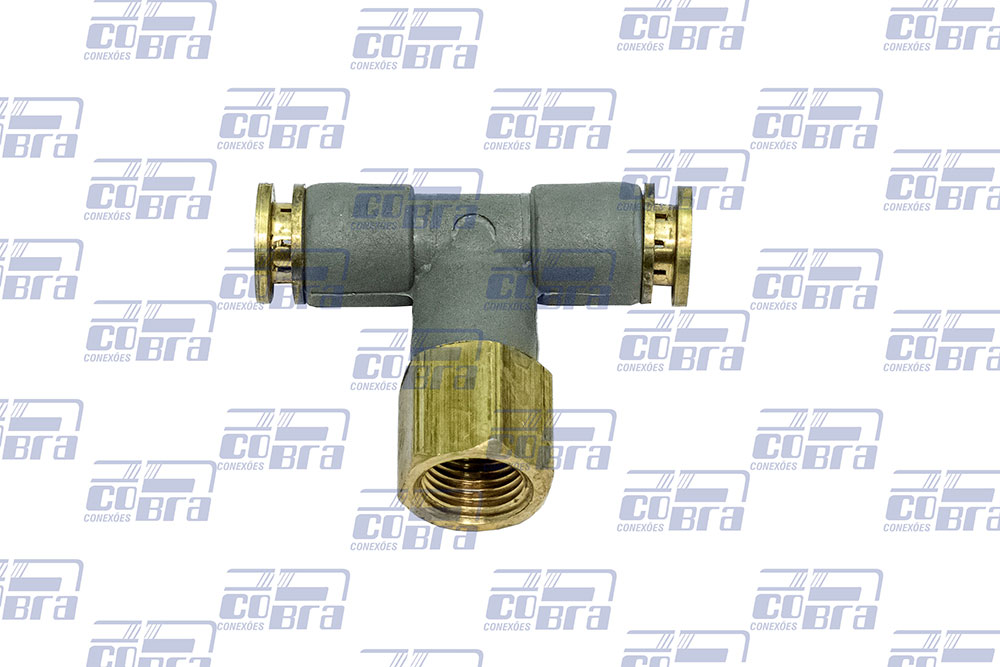 Tee Femea Central Giratório