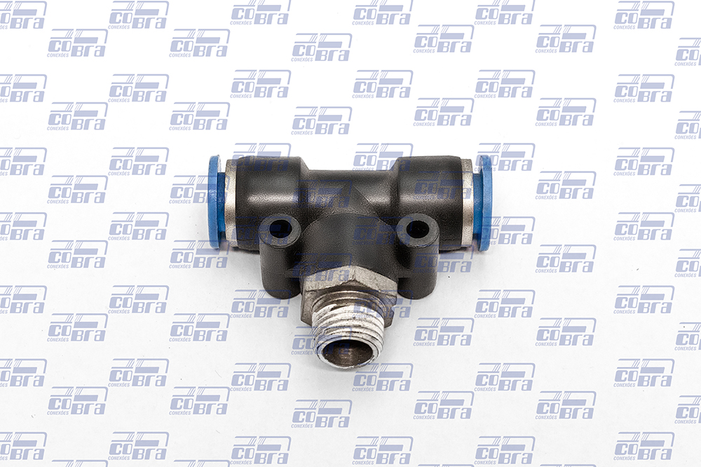 Tee Macho Central Giratório NPT